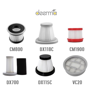 ภาพหน้าปกสินค้า🇹🇭พร้อมส่งจากไทย📌 filter ไส้กรองเครื่องดูดฝุ่น deerma รุ่น CM800, DX118C, CM1900, DX700, DX115C, VC20 ที่เกี่ยวข้อง