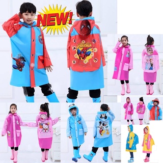 ภาพหน้าปกสินค้า(พร้อมส่งจากไทย🇹🇭)​ เสื้อกันฝนเด็ก 3-12 ขวบ พลาสติก PVC คุณภาพดี มีไซส์ S ถึง 2XL ที่เกี่ยวข้อง