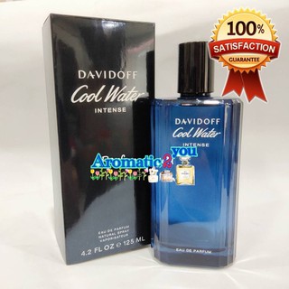 💃Aromati2you💃 น้ำหอมผู้ชาย ดาวีดอฟ Davidoff Cool Water Intense For Him EDP 125ml. น้ำหอมแบรนด์แท้ 