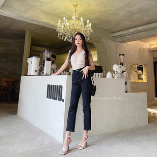 ภาพขนาดย่อของสินค้าSlim fit Jean  2987 กางเกง กางเกงขายาว กางเกงยีนส์ผู้หญิง กางเกงยีนส์ขายาว ยีนส์เอวสูง ผ้ายืด เอวสูงเหนือสะดือ 2นิ้ว