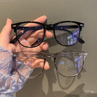แว่นสายตาสั้น -100 ถึง -600 แว่นกันแสงสีฟ้าเกาหลีแว่นตากรอบใหญ่ใส unisex