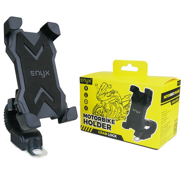 ภาพหน้าปกสินค้าENYX Motorbike Holder ที่ยึดมือถือกับมอเตอร์ไซต์ Grab Lock