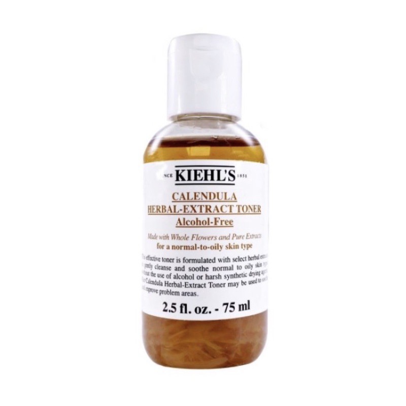 แท้-kiehls-calendula-herbal-extract-alcohol-free-toner-75ml-โทนเนอร์ทีเปี่ยมประสิทธิภาพนี้มีส่วนผสมจากสารสกัดธรรมชาติ