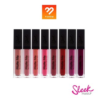 (ลดล้างสต๊อก) แท้!! Sleek Matte Me Ultra Smooth Matte Lip Cream ลิปจุ่มเนื้อนุ่ม 6 ml