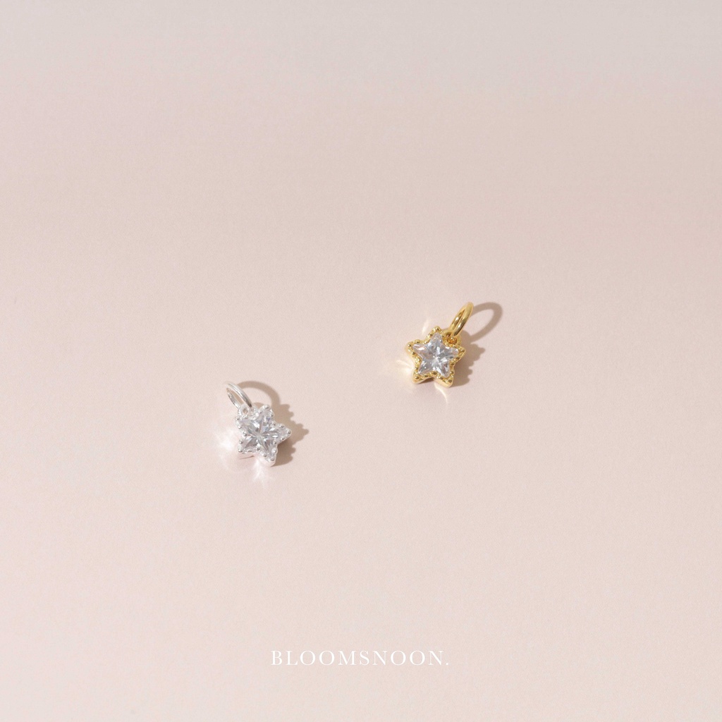 bloomsnoon-diamond-star-charm-จี้เพชรรูปดาว-silver925