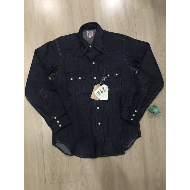 LVC 1950 s Sawtooth Western Denim Shirts Shopee Thailand
