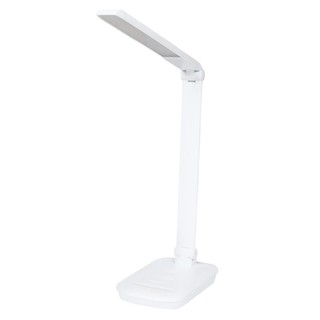 Reading lamp DESK LAMP LED LA-N128-WH CARINI ABS MODERN WHITE The lamp Light bulb โคมไฟอ่านหนังสือ ไฟอ่านหนังสือ LED LA-