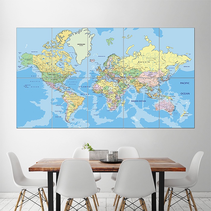 โปสเตอร์ขนาดใหญ่-ภาพแผนที่โลก-world-map-3-บ้าน-คอนโด-สำนักงาน-การเรียนการสอน-p-1051-a3-จำนวน-10-แผ่นต่อ