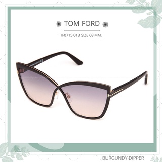 แว่นกันแดด Tom Ford : TF0715 01B SIZE 68 MM.