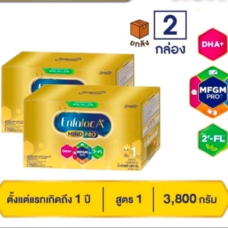 ส่งฟรี(ขายยกลัง=2กล่อง)Enfalac A+ MIND PRO A+1 ขนาด3,800กรัม /8ถุง)เอนฟาแล็ค เอพลัส มายด์โปร สูตร 1  (โฉมใหม่ล่าสุด!!!)