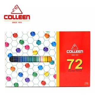 ภาพหน้าปกสินค้าColleen สีไม้คอลลีน 72สี 72ด้าม สีสวยสด กล่องมี 2ชั้น Colleen 72 color No.775 ที่เกี่ยวข้อง
