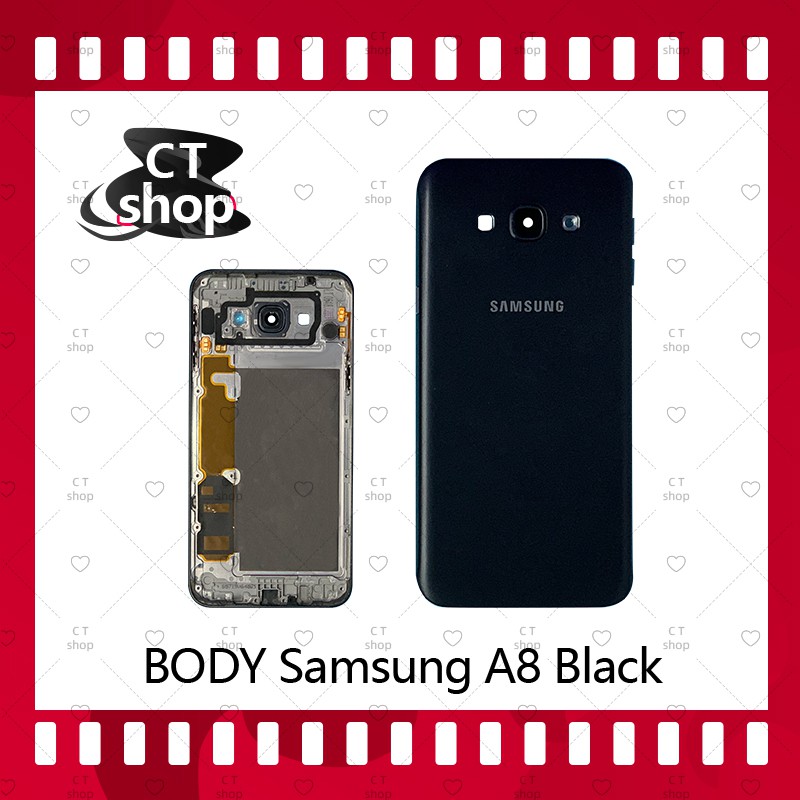 สำหรับ-samsung-a8-2015-a8-a800-อะไหล่บอดี้-เคสกลางพร้อมฝาหลัง-body-อะไหล่มือถือ-คุณภาพดี-ct-shop