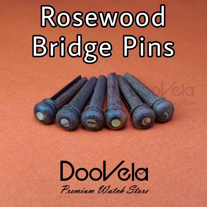 หมุดกีตาร์-ไม้โรสวู้ด-rosewood-bridge-pins