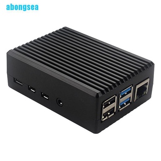 Abongsea Pi 4 Cnc เคสอลูมิเนียม พร้อมพัดลมระบายความร้อน สําหรับ Geekpi Raspberry Pi