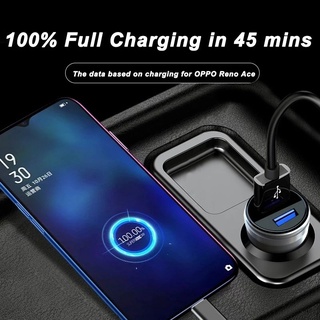 ภาพขนาดย่อของภาพหน้าปกสินค้าชาร์จรถ 65W SUPER VOOC 2.0 Car Charger For OPPO FindX2 Pro Reno 3 4 Ace 2 X20 X2 Realme X50 Pro , Oneplus 8T WARP Charge จากร้าน csgadget บน Shopee ภาพที่ 3