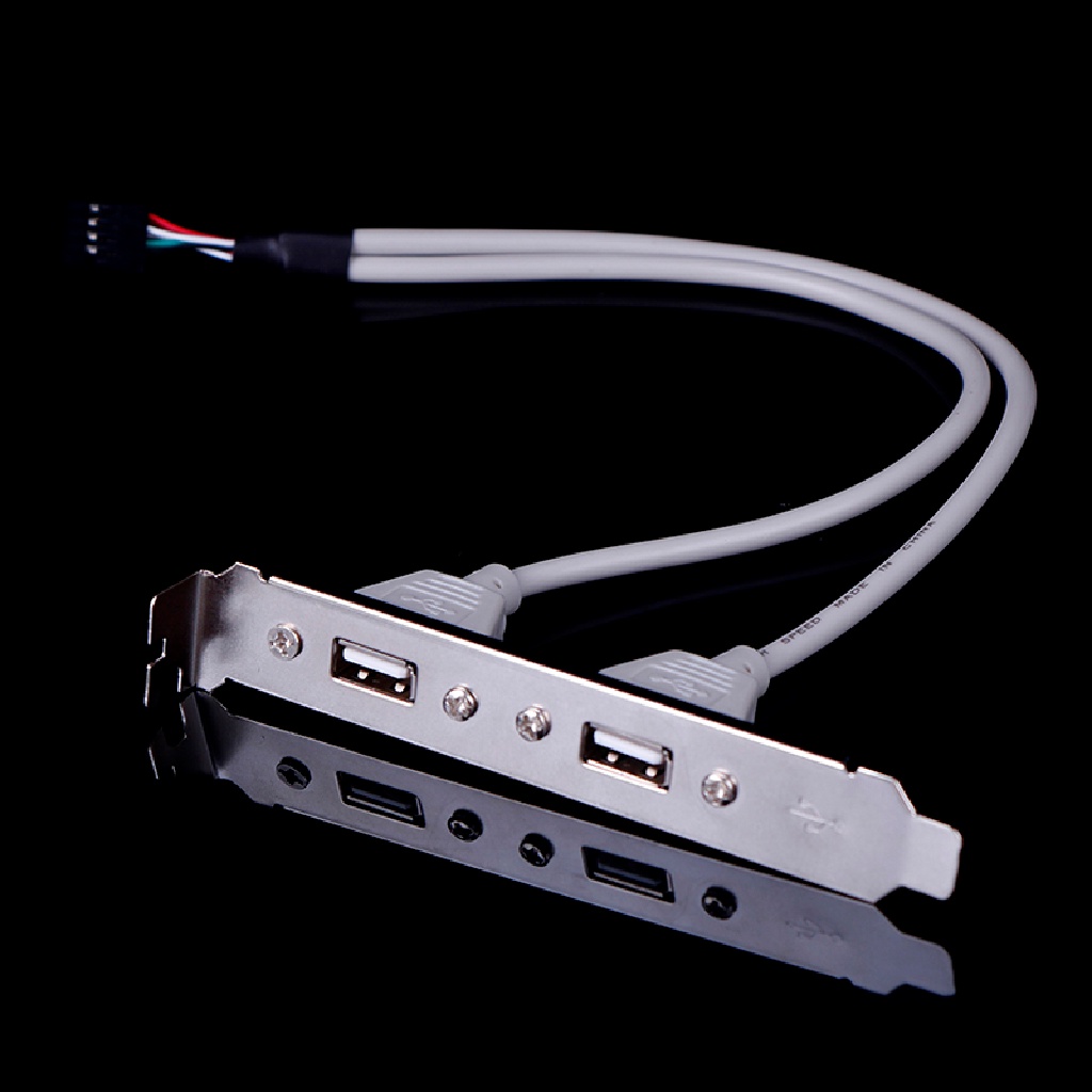 erck-อะแดปเตอร์ขยายแผงด้านหลัง-usb-2-0-2-พอร์ต-1-ชิ้น