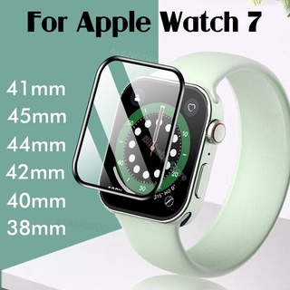 ฟิล์มกันรอยหน้าจอแบบเต็มหน้าจอสําหรับ Apple Watch 7 41 มม. 45 มม. 6 Se 5 4 40 44 มม. สําหรับ Iwatch 3 2 1 38 42 มม.