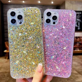 ภาพขนาดย่อของภาพหน้าปกสินค้าSequined TPU Soft Shell เคสโทรศัพท์สำหรับ Samsung A02 A02S A22 A32 A52 A72 A42 A12 S20FE S30/S21 S30Plus/S21Plus จากร้าน zhuque.th บน Shopee ภาพที่ 2