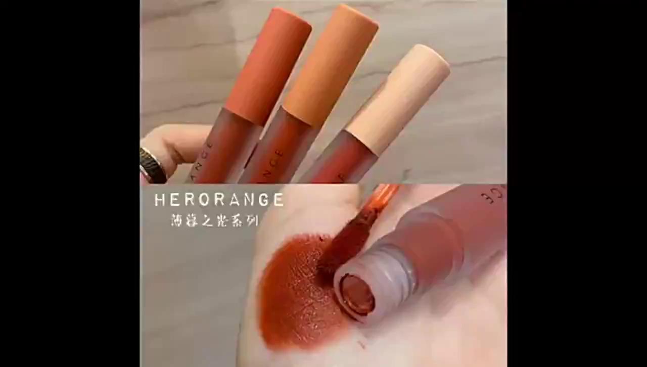 herorange-ลิปสติกเนื้อแมทกํามะหยี่ติดทนนาน