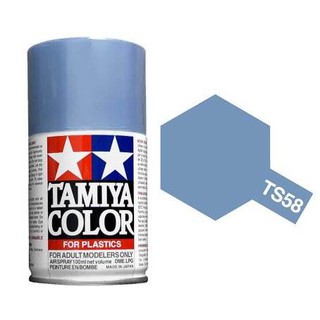 Tamiya Spray Color สีสเปร์ยทามิย่า TS-58 LIGHT PEARL BLUE 100ML