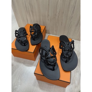 New Hermes Egerie rubber sandals