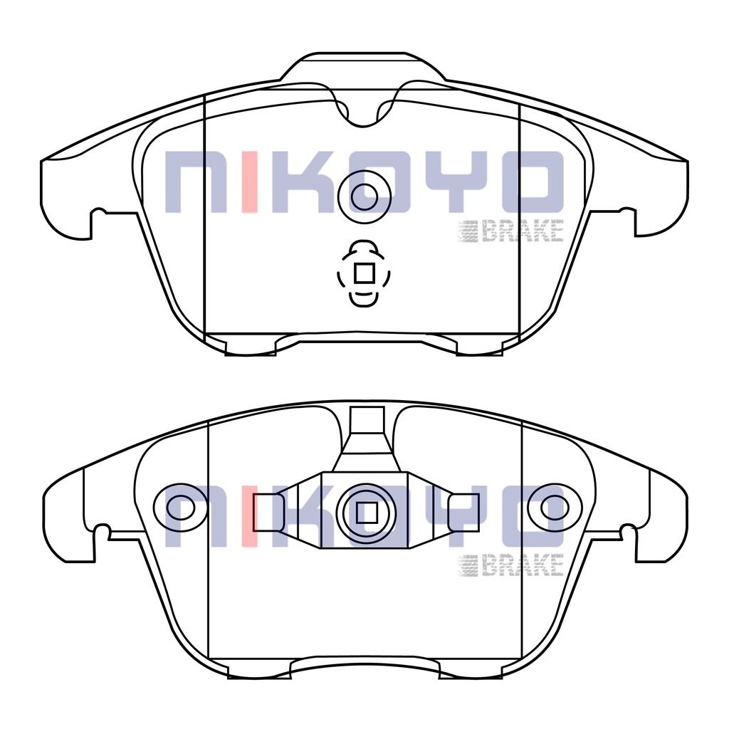 ผ้าเบรค MG3,MG5,MG6ผ้าเบรค MG GS,MG ZSผ้าเบรคประเภทเซรามิค NIKOYO BRAKE ...
