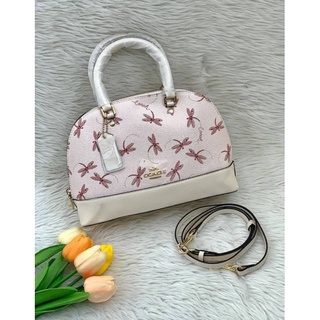 COACH MINI SIERRA SATCHEL WITH DRAGONFLY PRINT (F78728)