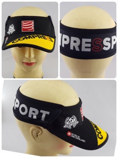 ภาพขนาดย่อของสินค้าหมวกวิ่ง Compressport World Champion Visor เปิดศรีษะแบบยางยืดกระชับ