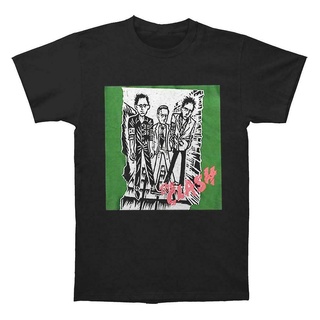 เสื้อยืดสีขาวเสื้อยืด พิมพ์ลายอัลบั้ม The Clash 1St สีดํา สําหรับผู้ชายS-4XL