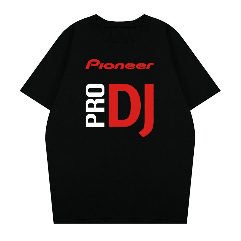 เสื้อยืดโอเวอร์ไซส์ผ้าฝ้ายฤดูร้อน-pioneer-pioneer-pioneer-pioneer-dj-hand-disc-โลโก้ผ้าฝ้ายแขนสั้นพิมพ์เสื้อยืดผู้ชายและ