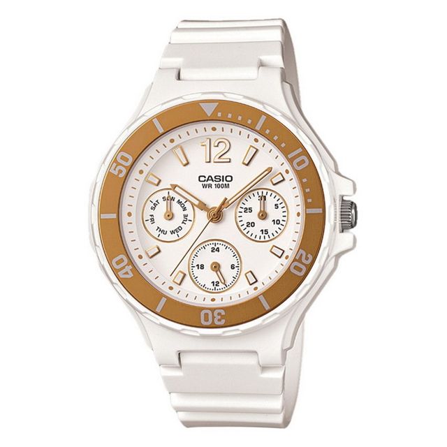 casio-นาฬิกาข้อมือ-รุ่น-lrw-250h-9a1v-white-gold