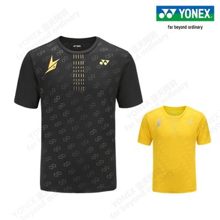 Yonex เสื้อกีฬาแบดมินตันระบายอากาศแห้งเร็ว