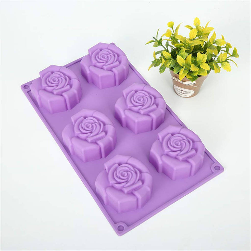 แม่พิมพ์-ซิลิโคน-รูปกุหลาบ-6-ช่อง-2-สีแรนดอม