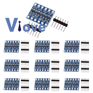 10Pcs 4 Channel IIC I2C Logic Level Converter Bi-Directional ule