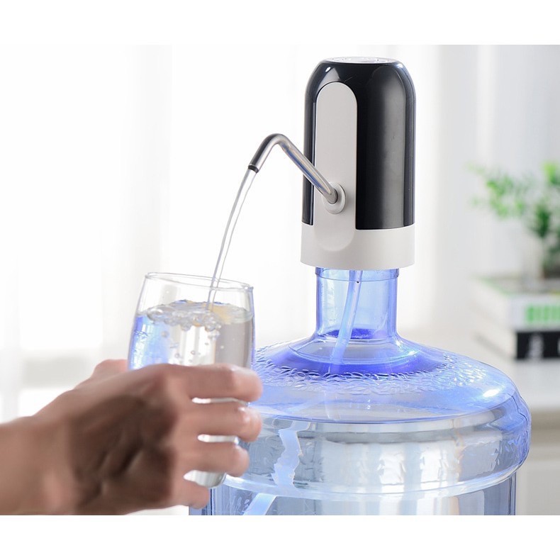 ภาพหน้าปกสินค้าUSB เครื่องกดน้ำอัตโนมัติ เครื่องปั้มน้ำขึ้นมาจากถังAutomatic Water Dispenser Pump-Manual เครื่องดูดน้ำ ที่ปั๊มน้ำดื่ม