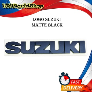 โลโก้ Suzuki ดำด้าน matte black LOGO SUZUKI MATTE ติด Suzuki SWIFT ดำด้าน 1ชิ้น suzuki swift 4ประตู มีบริการปลายทาง