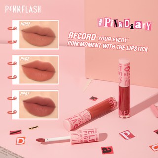 Pinkflash เครื่องสําอางลิปกลอสกํามะหยี่ให้ความชุ่มชื้นยาวนาน ลิปลอก ลิปเซ็ต ลิปจีน ลิปสติกเซต ลิป ลิปสติก ลิปลอก ลิปจิ๋ว ลิปแมท ลิปทินท์ ลิปติก ลิปจีน ลิปสติกเซต lipstick ลิปสติกกันน้ำ ลิปติดทนนาน ดินสอเขียนขอบปาก ลิปเกาหลี ลิปสติกนักเรียน