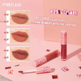 Pinkflash เครื่องสําอางลิปกลอสกํามะหยี่ให้ความชุ่มชื้นยาวนาน ลิปลอก ลิปเซ็ต ลิปจีน ลิปสติกเซต ลิป ลิปสติก ลิปลอก ลิปจิ๋ว ลิปแมท ลิปทินท์ ลิปติก ลิปจีน ลิปสติกเซต lipstick ลิปสติกกันน้ำ ลิปติดทนนาน ดินสอเขียนขอบปาก ลิปเกาหลี ลิปสติกนักเรียน