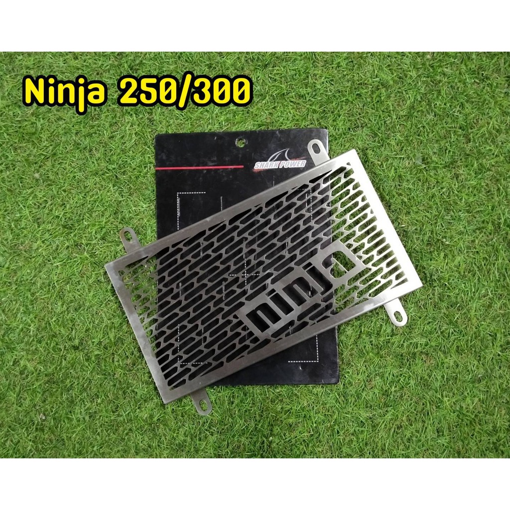 การ์ดหม้อน้ำ-สำหรับ-ninja250-300-ตรงรุ่นฟร้อนเรียบ