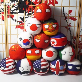 ภาพหน้าปกสินค้าหมอนตุ๊กตานุ่มรูปธงชาติโปแลนด์บอล  Creativity Polandball Plush 10cm Pendant Country Plush Ball Toy ที่เกี่ยวข้อง