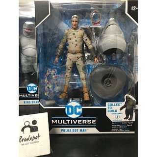 [Ready Stock] McFarlane Toys DC BUILD A king shark WV5 SUICIDE SQUAD MOVIE POLKA DOT MAN