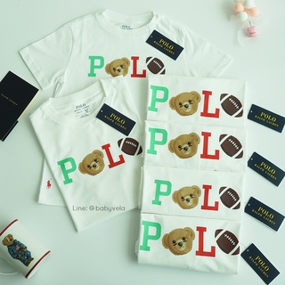 Polo Bear Logo Cotton Tee (White)