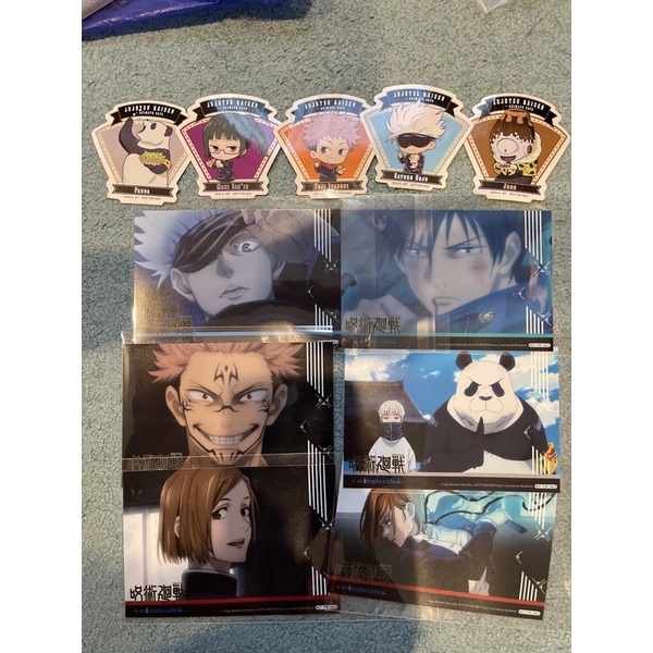 jujutsu-kaisen-เซ็ท-สติกเกอร์-โบรไมด์-จูจุตสึ-อนิเมทคาเฟ่-animate-cafe-coaster-bromide