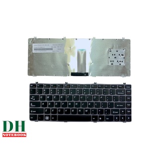 คีย์บอร์ดโน๊ตบุ๊ค keyboard Lenovo IdeaPad Y470 Y470M Y470N Y470P Y471 Y471A Y475 ภาษาอังกฤษ แถมสติ๊กเกอร์ไทย