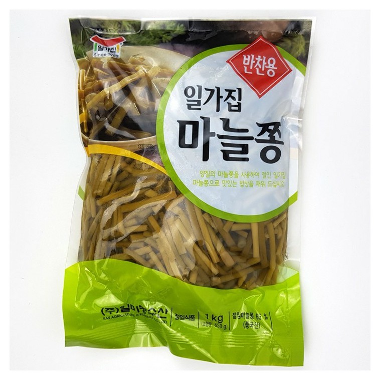 พร้อมส่ง 일가집 마늘쫑 ต้นกระเทียมดอง Pickled Korean Side Dish(Pickled Garlic Stem) 1 kg Shopee Thailand