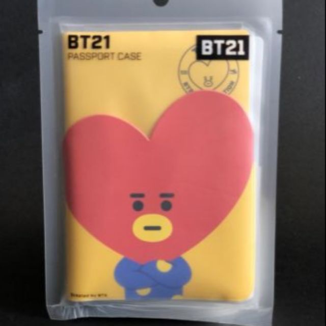 【อย่างเป็นทางการ, ซีล】 BT21 TATA PASSPORT CASE / HOLDER / COVER