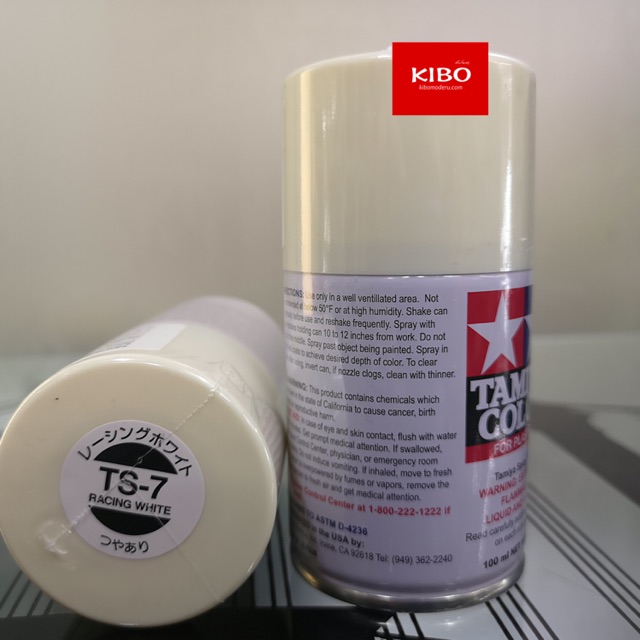 สีสเปรย์ทามิย่า TS-7 RACING WHITE 100ML สีทามิย่า สีขาวไข่ไก่🇹🇭ทามิย่า ...