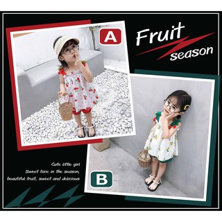 Fruit Season ชุดฤดูผลไม้ เสื้อพร้อมกางเกง