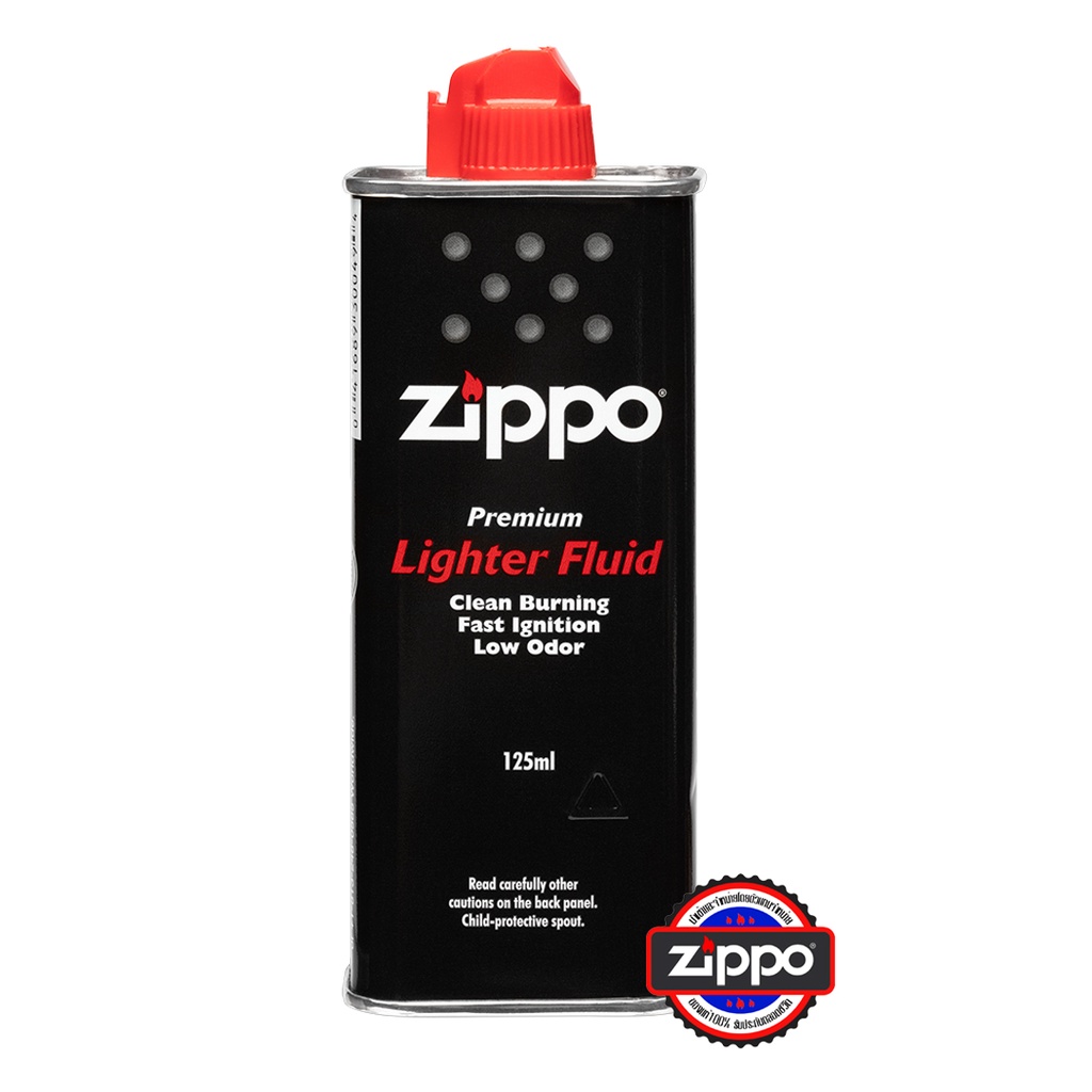ภาพหน้าปกสินค้าZippo ชุดน้ำมัน ถ่าน สำหรับไฟแช็กซิปโป้ Zippo Fluid+Flint จากร้าน zippothailand บน Shopee