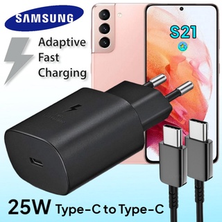 ที่ชาร์จ Samsung Galaxy S21 5G 25W Usb-C to Type-C ซัมซุง หัวชาร์จ(EU) สายชาร์จ 2เมตร Fast Charge ชาร์จด่วน ของแท้ศูนย์